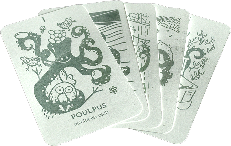 jeu de carte POULPUS