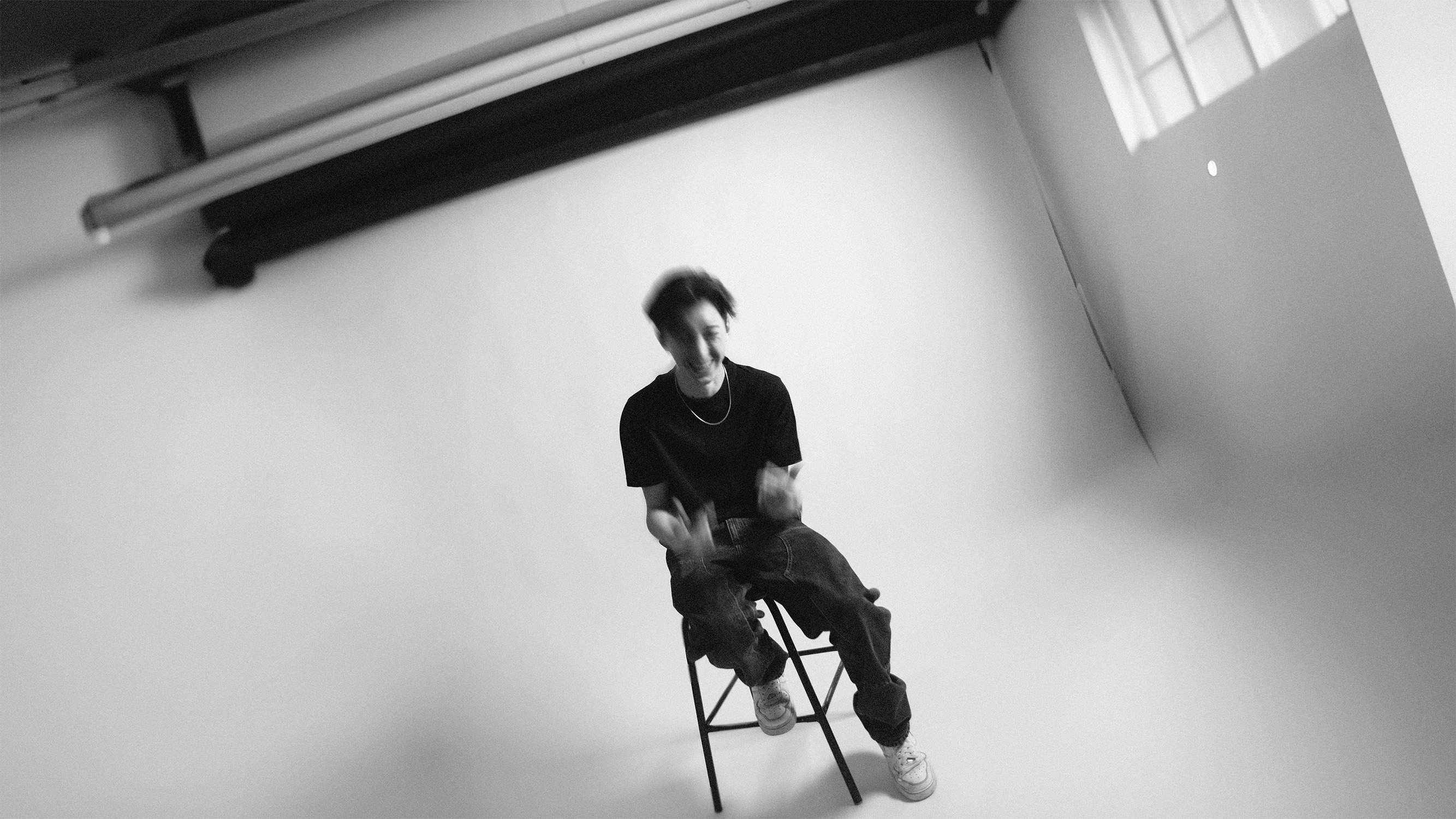 Photo de profil dans un studio photo