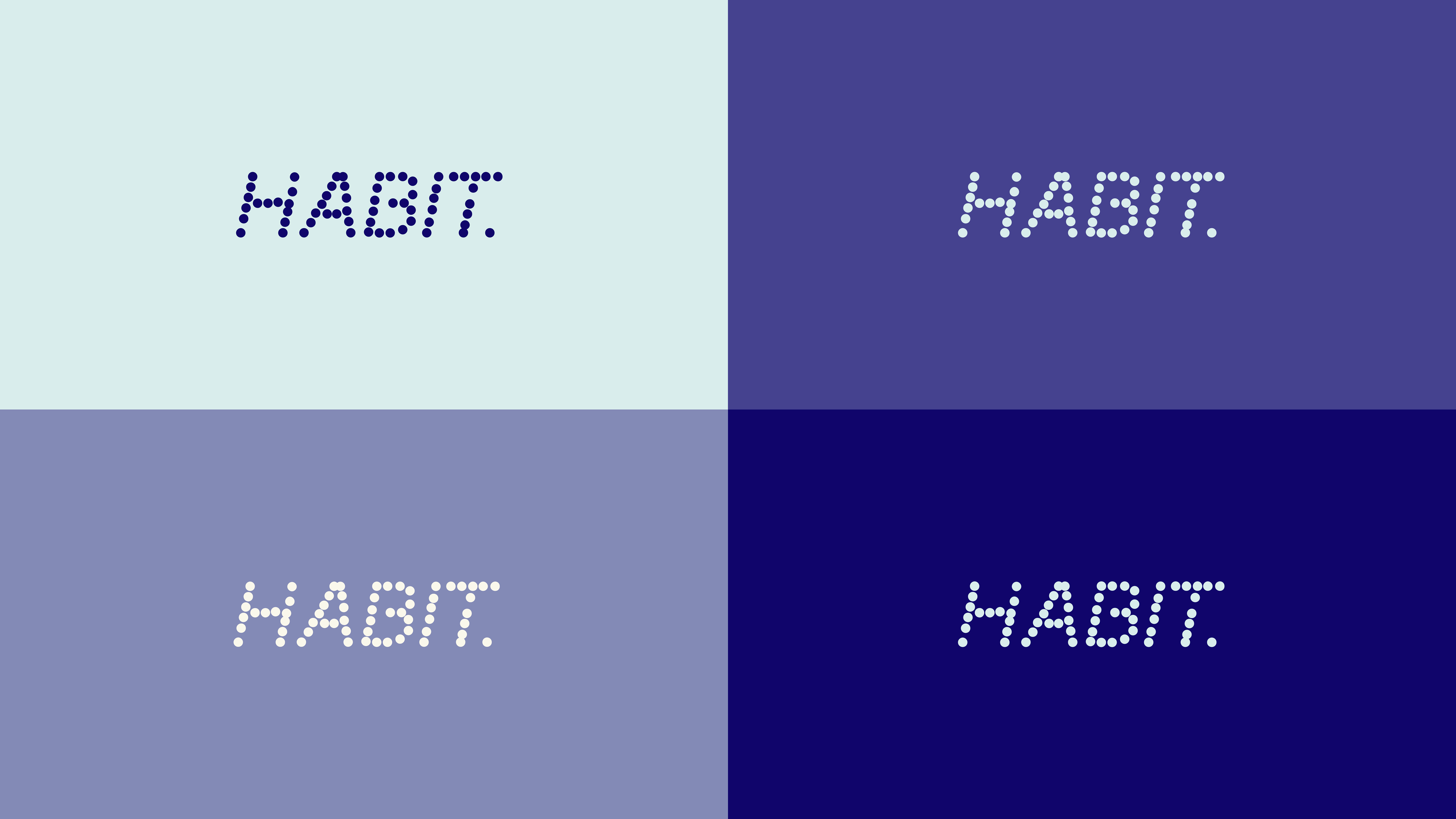 Fonctionnement du logotype avec la charte colorimétrique