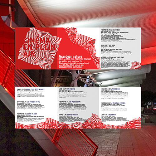 Programmation du cinéma en plein air de la Villette